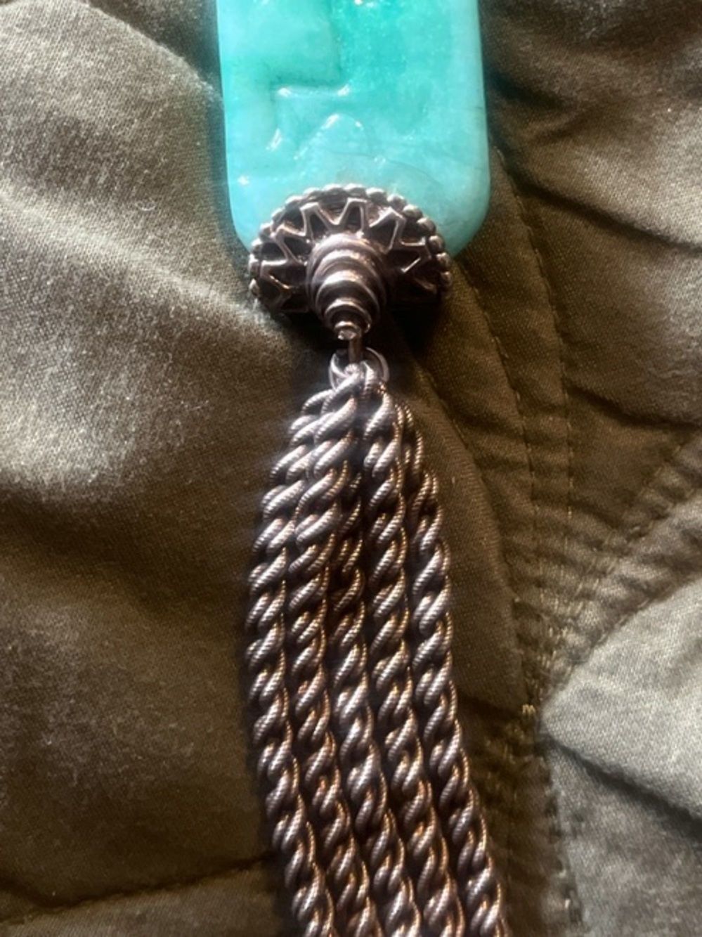 Marvella “Azure Tassel” vintage Brooch